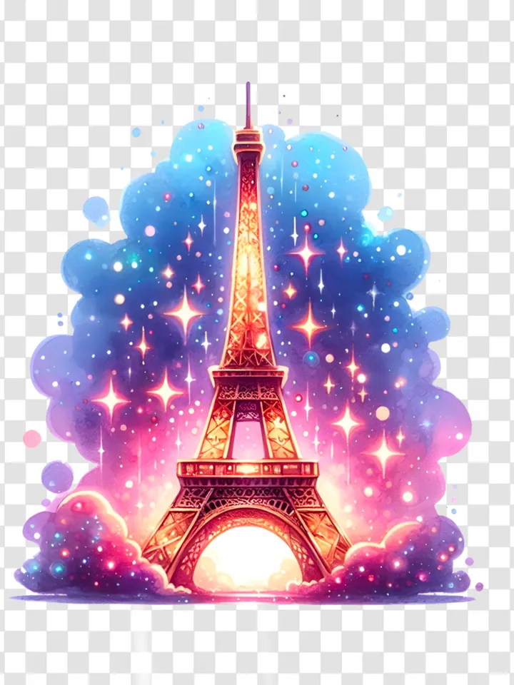 Eiffel Tower PNG, Eiffel Tower sublimation design, Eiffel Tower illustration, Paris sublimation design