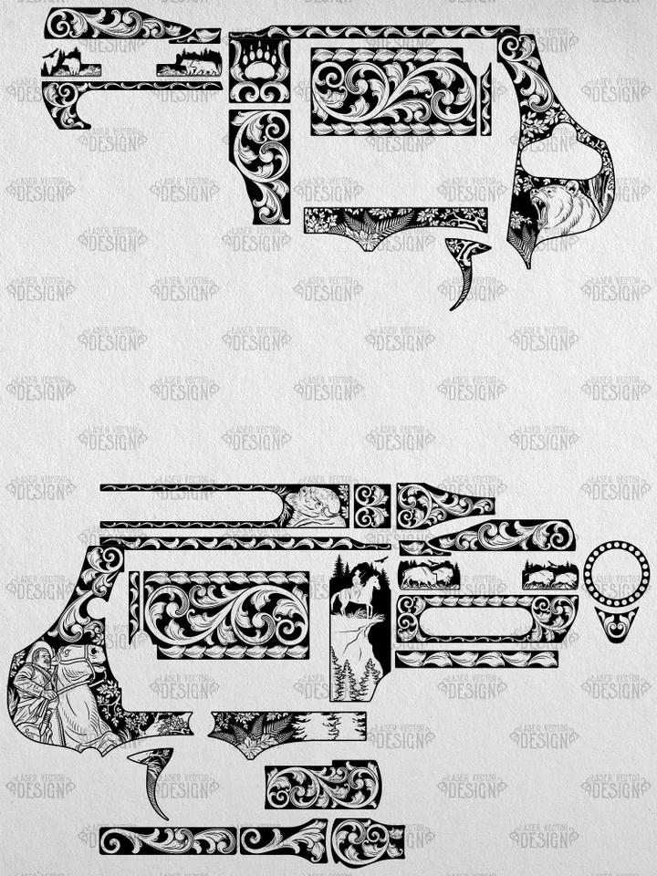 VECTOR DESIGN Smith & Wesson Performance Center 460 3,5 in Scrollwork
