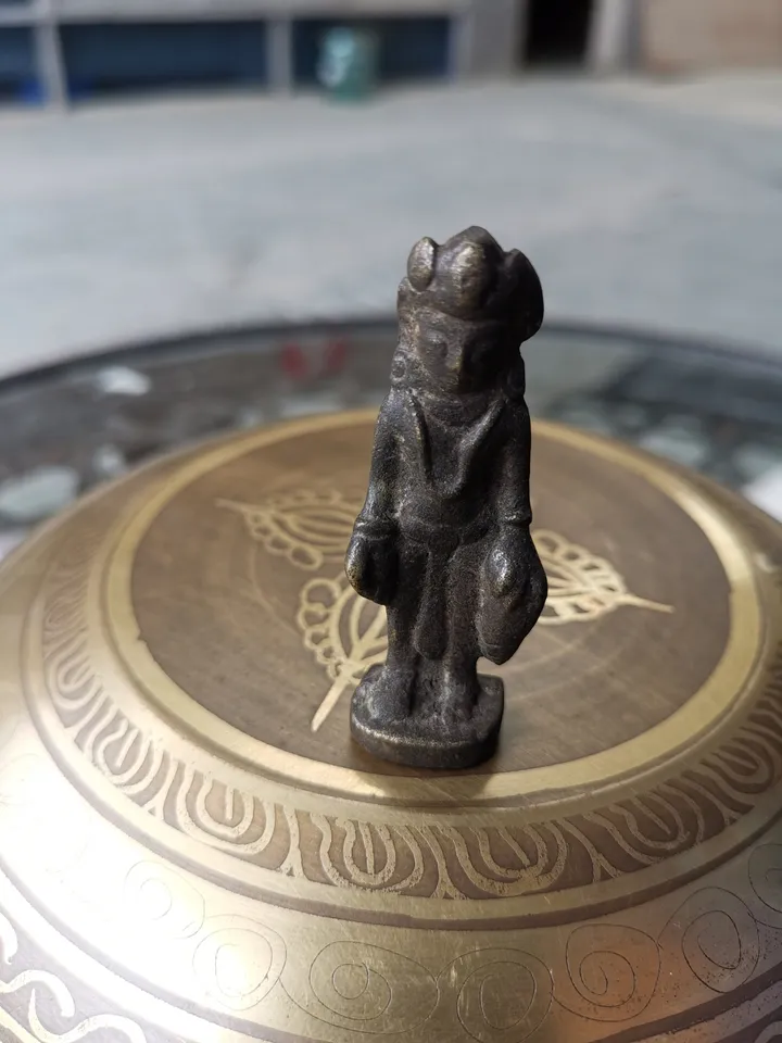 Gandhanra Antique Tibetan Buddha Statue,from Regong Tibet,70 years old