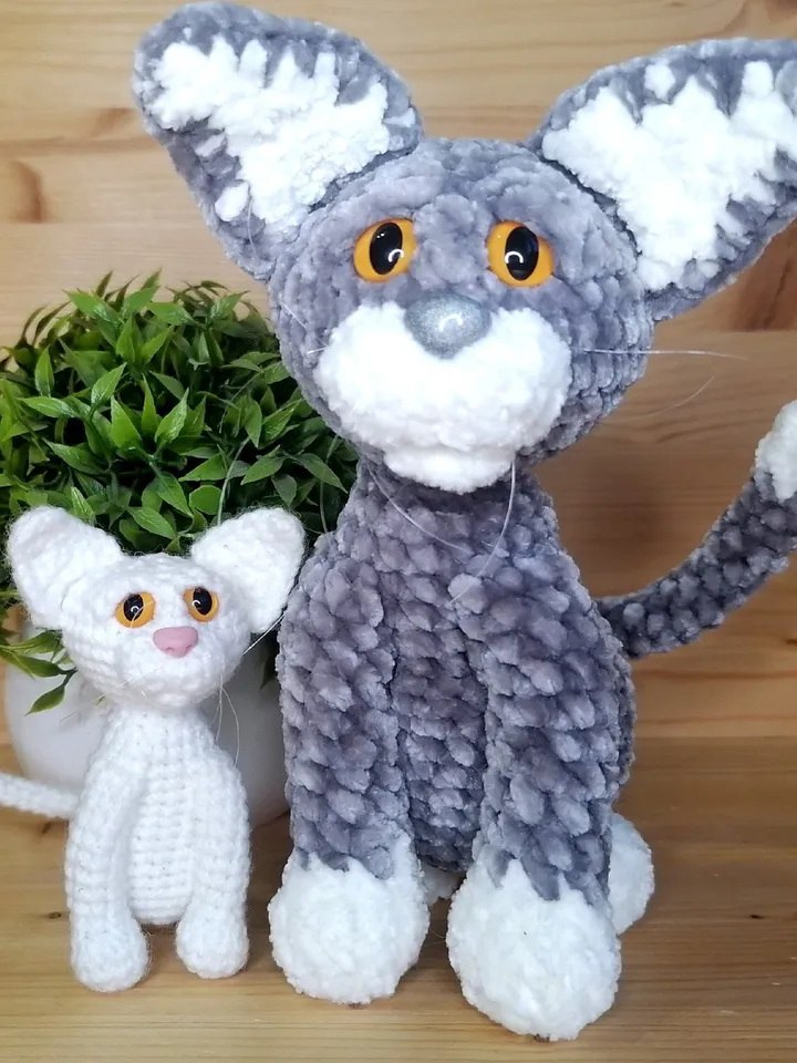 Crochet pattern Cat, Amigurumi toys - digital pattern PDF
