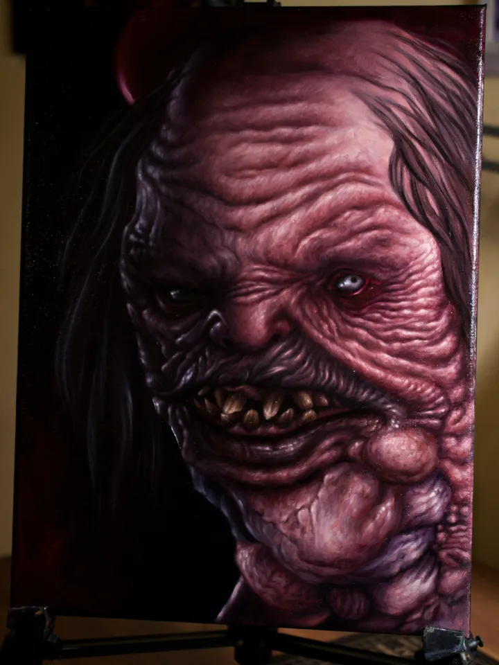 Oil painting Resident Evil Salvatore Moreau