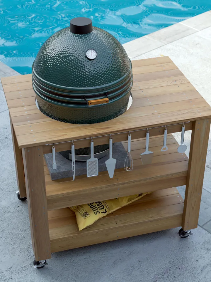 DIY Big Green Egg Compact Table Plans, PDF