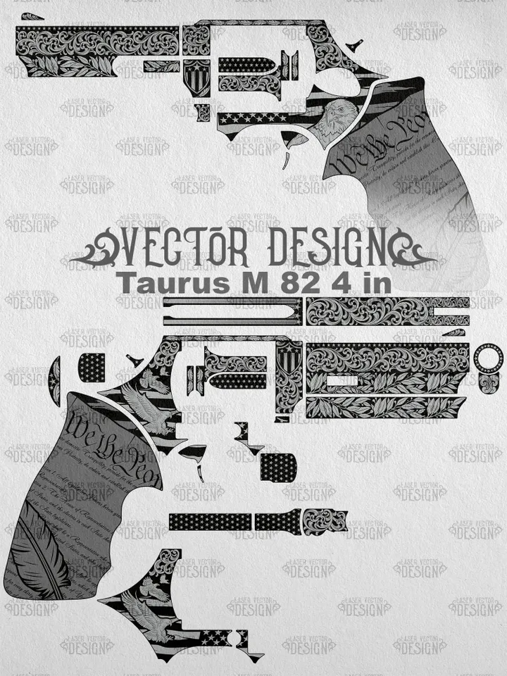 VECTOR DESIGN Taurus M 82 4 in American eagle