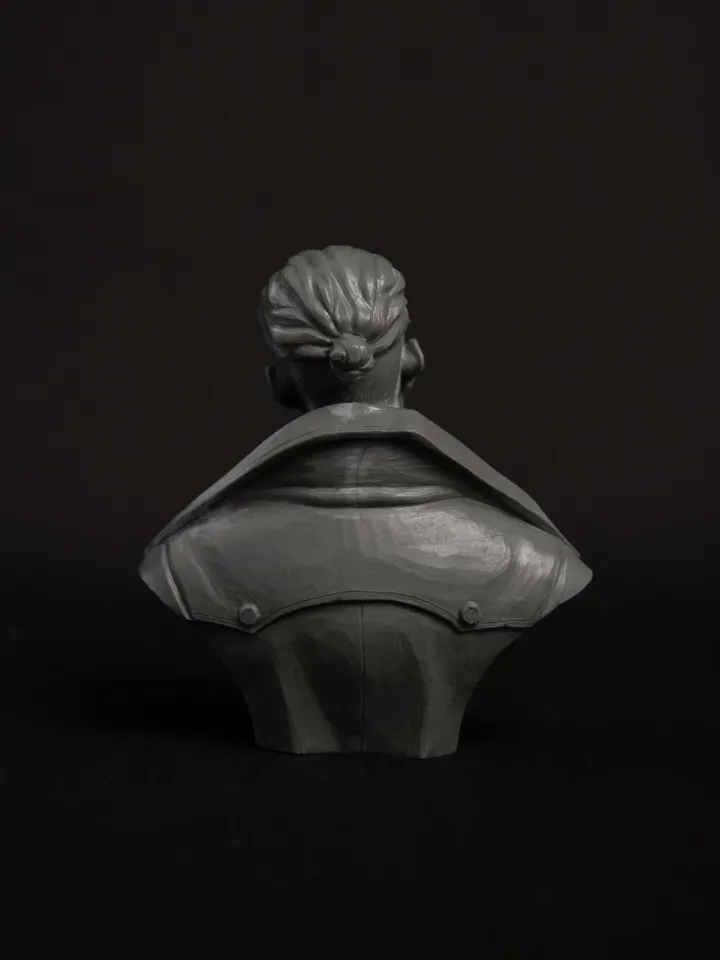Bust of Silco from "Arcane" (Unpainted)