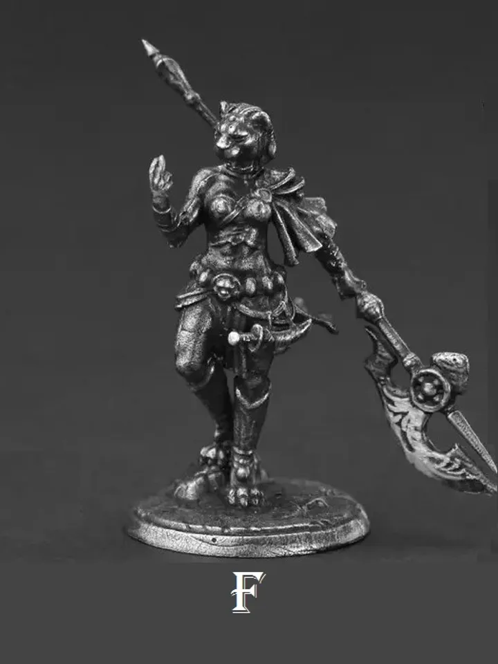 Ancient Lion Tribe, tin miniatures, tabletop wargaming fantasy miniature figures.