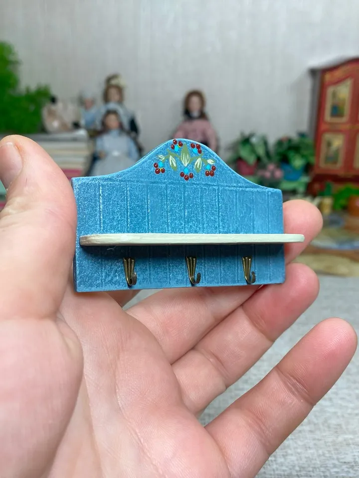 Kitchen furniture for a dollhouse. 1:12. Furniture for dolls. Doll miniature.
