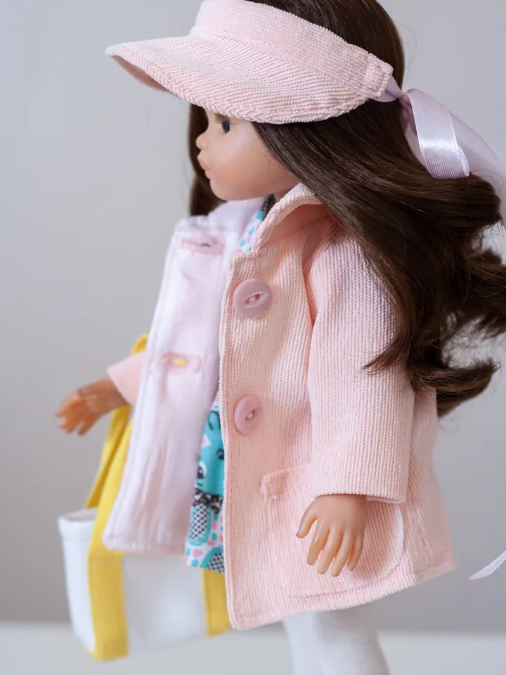 Dianna Effner Little Darling clothes, Paola Reina doll clothes, 13 inch doll clothes, Handmade Doll clothing, Doll coat
