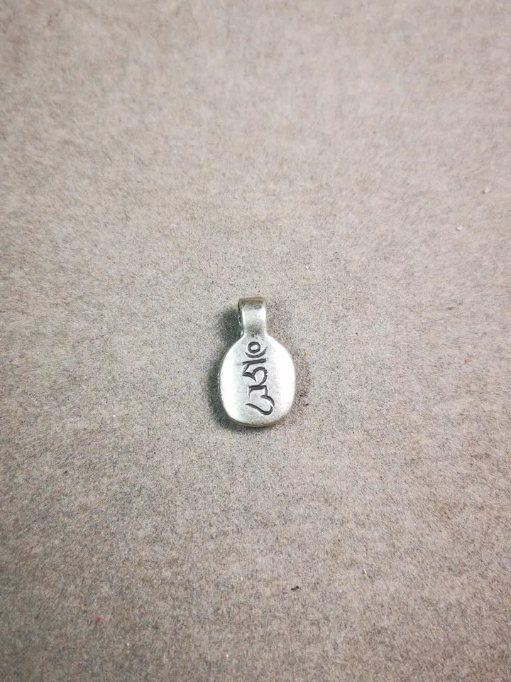 Gandhanra Handmade Buddhist Mala Counter Clip,Bum Counter Clip for Prayer Beads,Hum Letter,Mala Accessories