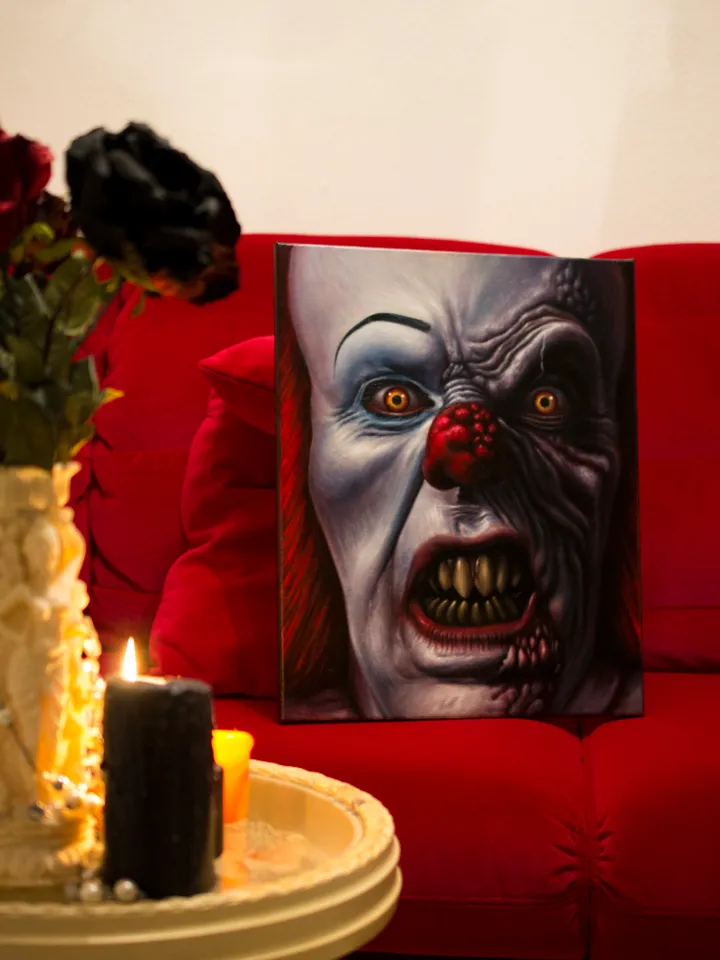 Oil painting Pennywise It