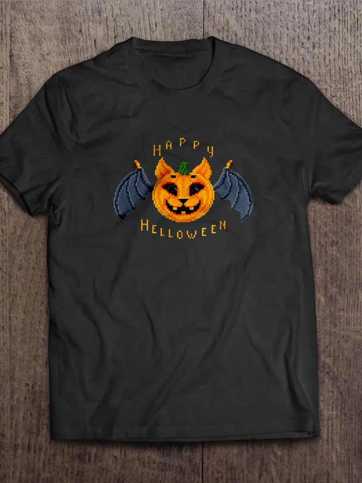 Happy Halloween cross stitch pattern download PDF Kawaii Halloween cat cross stitch Halloween quotes xstitch Cute Halloween embroidery #H4