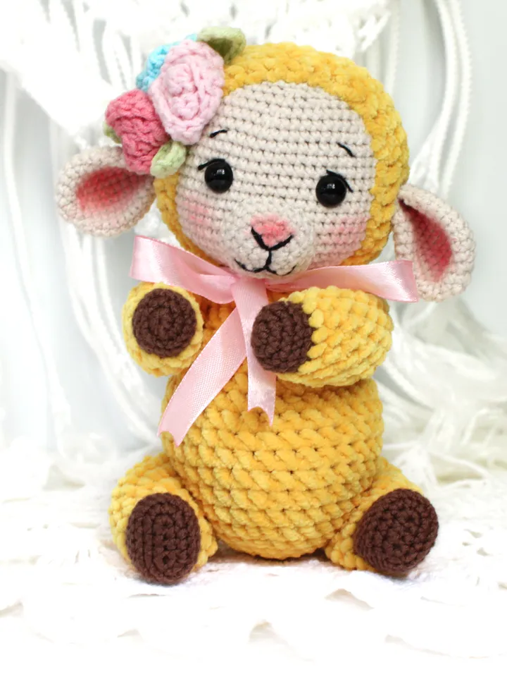 Sheep crochet pattern PDF in English Amigurumi toy crochet tutorial