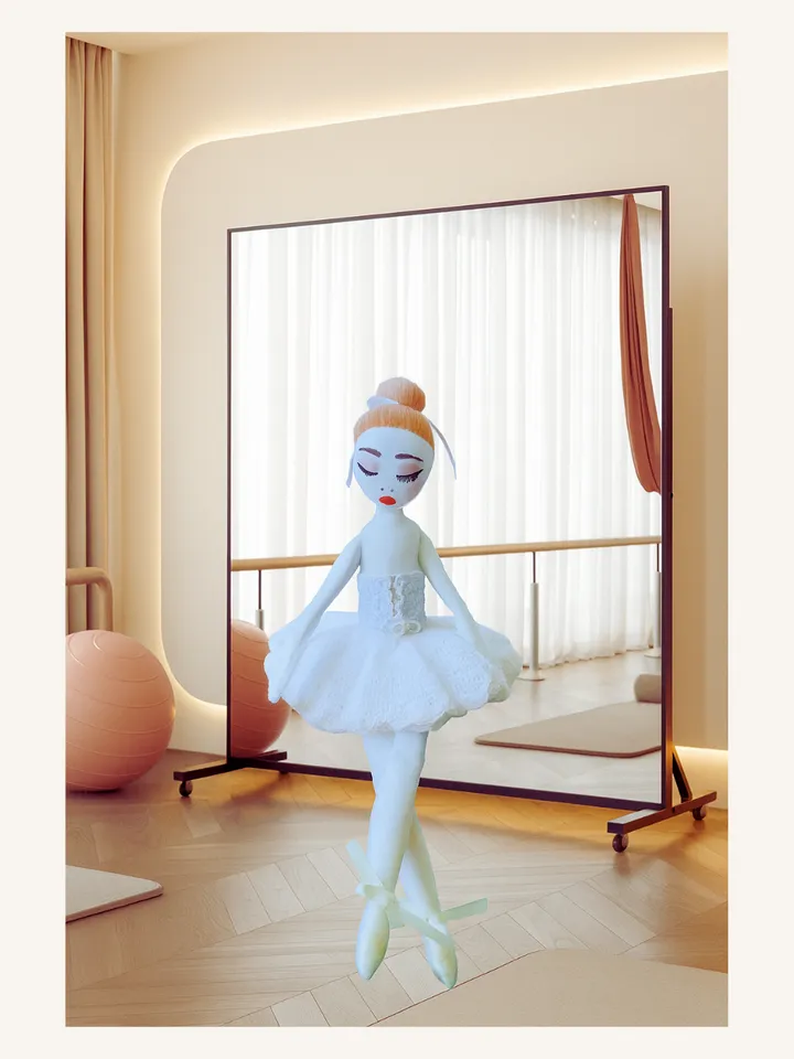 Personalized Ballerina Rag Doll – Handmade Tilda Princess Doll, 16.5 in