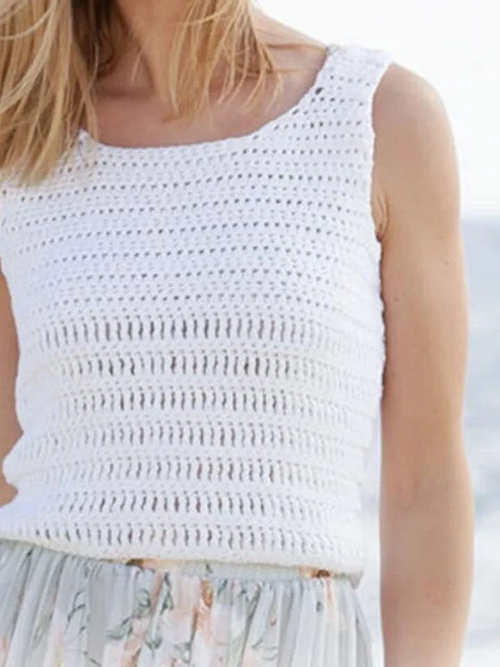 Top Pattern , CROCHET PATTERN Summer Top Women/Instant PDF Download/ Beginner crochet top pattern