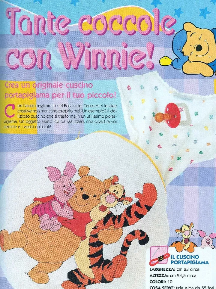 Winnie Pooh and Friends Cross Stitch Pattern Digital Download PDF