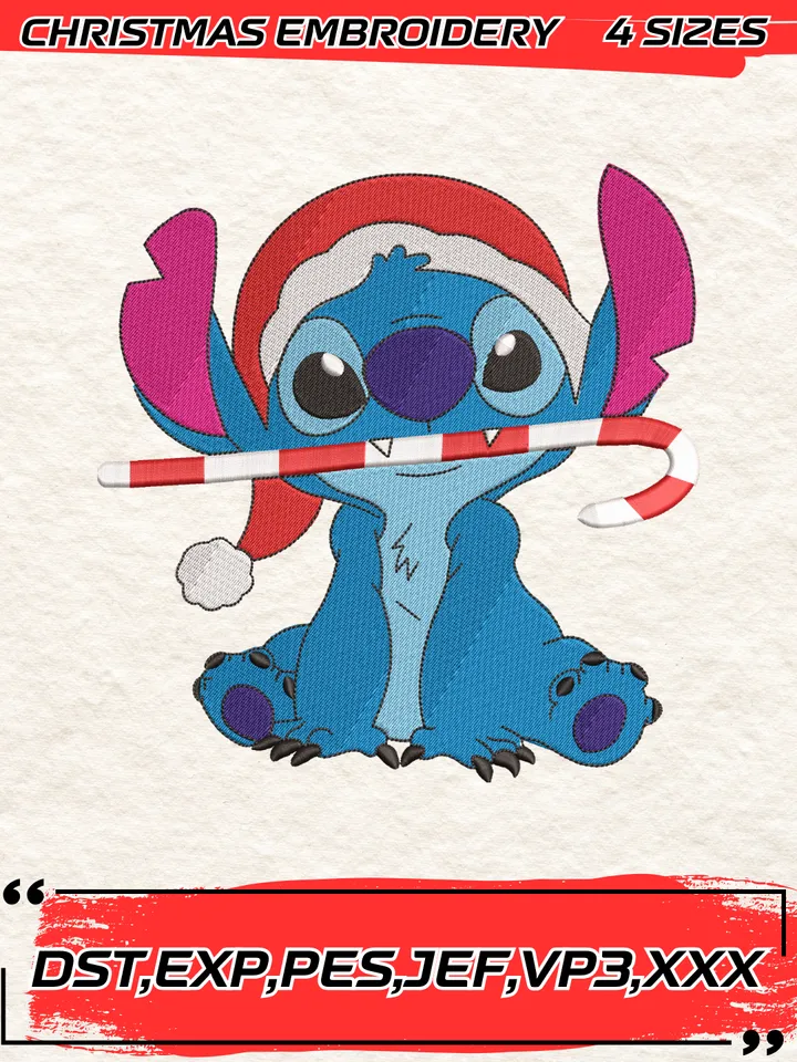 Christmas Stitch Embroidery Design,Stitch Christmas Embroidery Design,Christmas Embroidery Design,4 Sizes,Digital Download