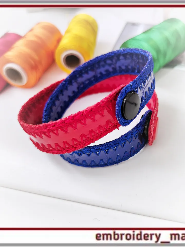 In the hoop Embroidery Bracelet from Embroidery Manavi 05