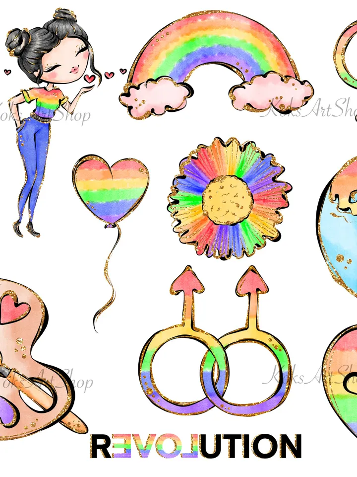 Lgbt pride bundle, lgbt png clipart, lgbtq sublimation, lgbt stickers, Pride bundle, Love is love clipart, lgbt bundle png, lgbtq bundle png