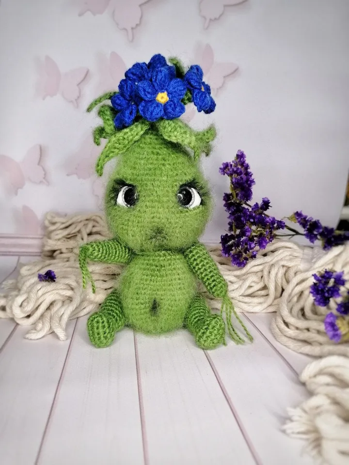 PDF Crochet Plant Amigurumi Pattern, Cute Rose Flower Doll Cactus Toy, Crochet Home Decor, Amigurumi Flower Spring and Valentine’s Gift