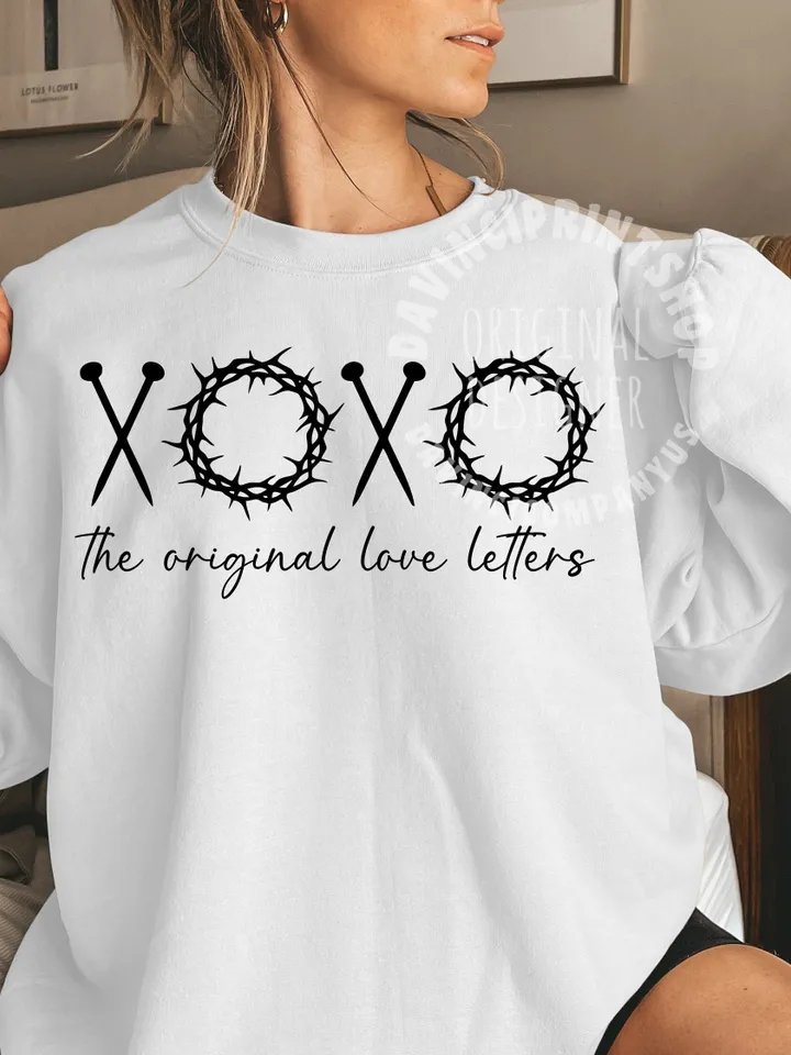 XOXO The Original Love Letters Svg Sublimation,Christian Sublimation Design,Sublimation PNG, Religious svg, Religious png, Digital design