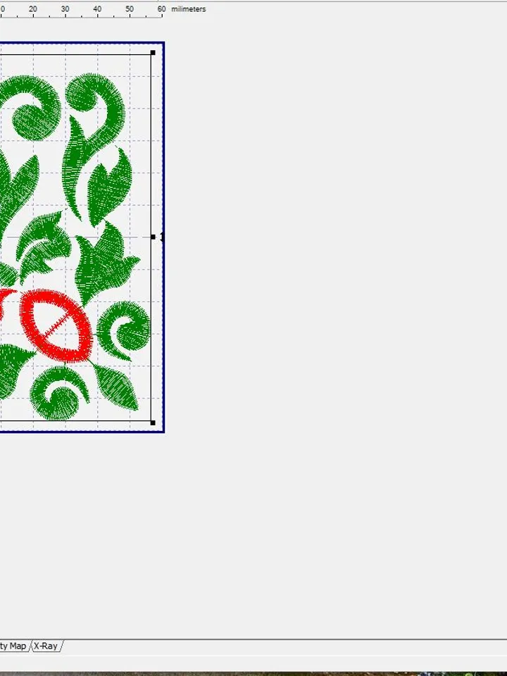 Monogram Damascus Richelieu 5,14*5,91 Embroidery Design