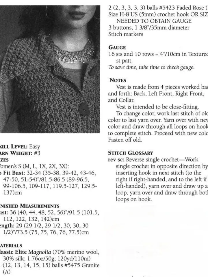 Long cardigan waistcoat vest crochet pattern, long Coat pattern, women ladies sleeveless cardigan instant download