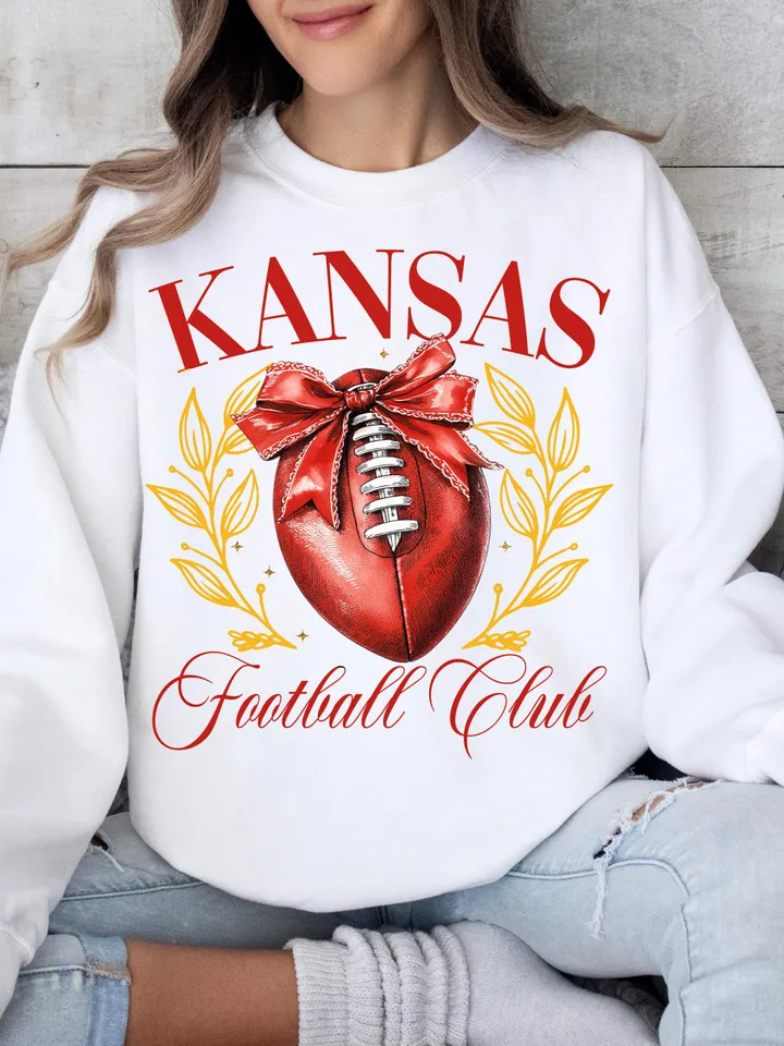 Football png, Coquette Football PNG, K City Football PNG, Football Team PNG, K City Football Sweatshirt, Football Red Team Football Club