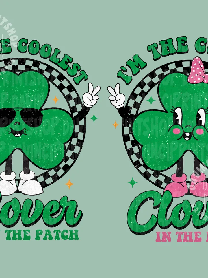 2 files, St.Patricks Day PNG Sublimation Shirt Design,Kids St Patrick Day Png, Kids Sublimation, Lucky png, Toddler png, clover png, png
