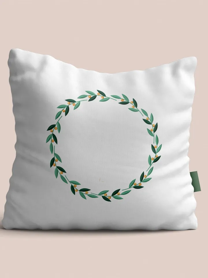 Leaf wreath embroidery design Machine embroidery pattern 3 sizes, Circle frame embroidery files, Floral wreath embroidery designs #R47