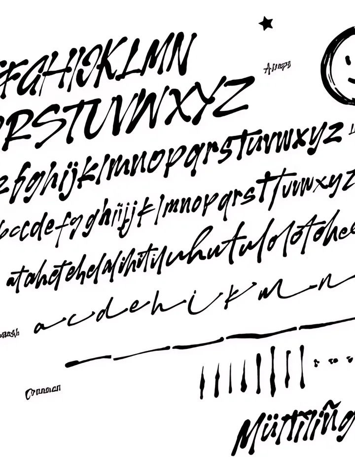 Vecthorized Graffiti Font