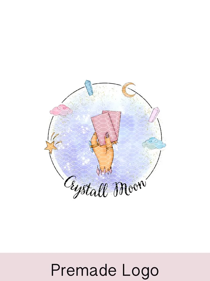 Best Tarot Reading Logo, Esoteric Logo, Astrology Logo, Spiritual Coach Logo, Magic Logo, Tarot Cards Premade Logo