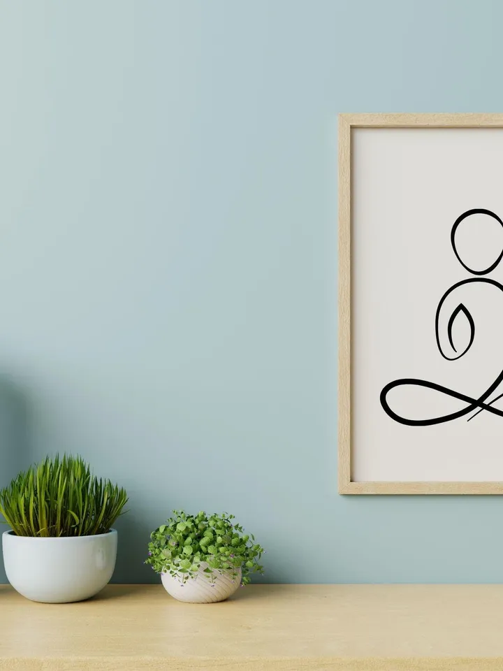 Lotus Pose, Lotus Yoga Pose, Yoga Pose, Yoga Studio Decor, Yoga Decor, Meditation, Minimal Poster Art, Yoga Poster, Yoga Art Print