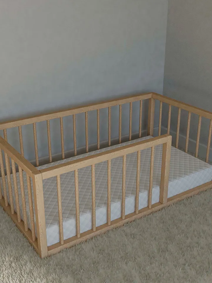 Montessori Floor Bed Plan, Crib Size, PDF, DIY