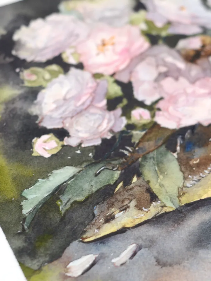 Little dragon painting Original fantasy art by Yulia Evsyukova