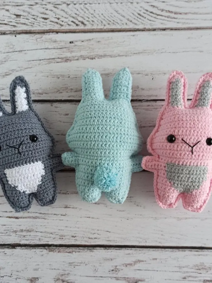 flat  toy sleeping bunny,xmas gift, first toy bunny, baby shower gift
