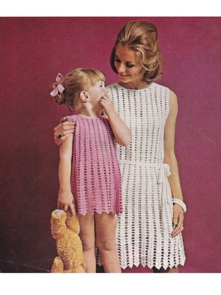 Dress crochet pattern, dress women, dress girl crochet pattern pdf