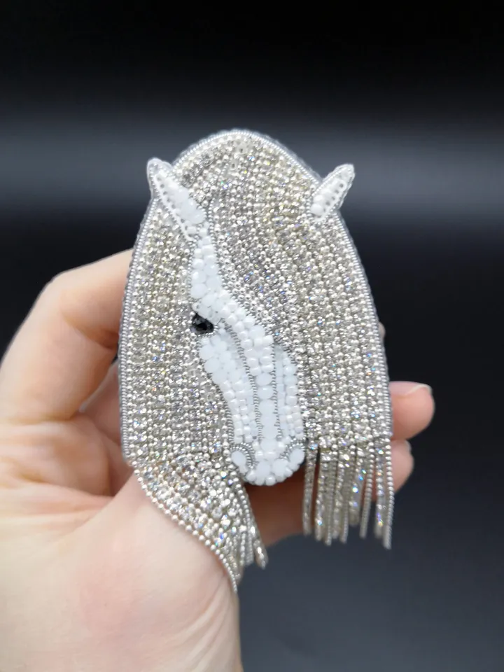 White Horse Brooch