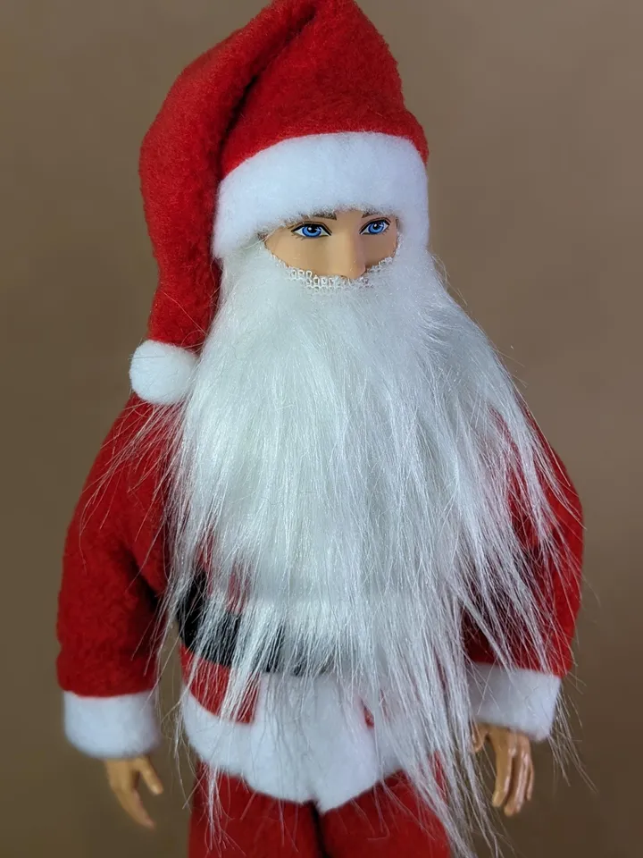 Cosplay Christmas Santa Claus costume for 12 inch fashion male dolls