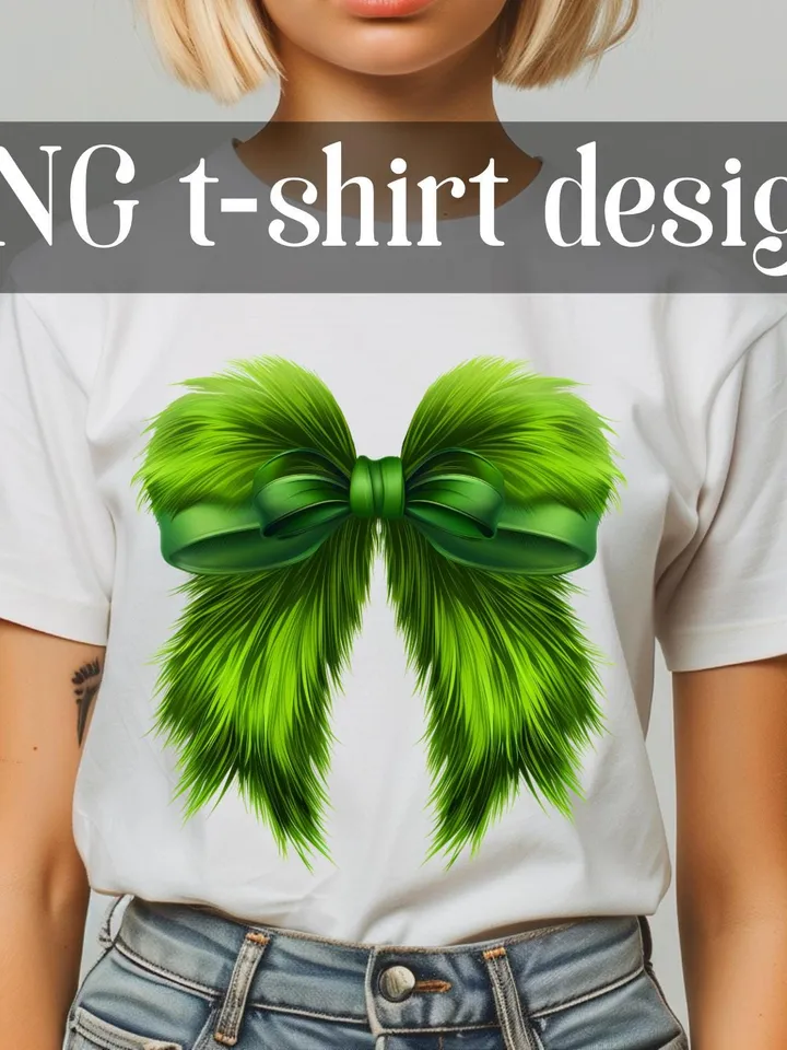 Grinchmas Coquette Bow PNG, Green Fur png, Christmas Season Png, Green guy PNG, Christmas png, Retro Christmas Shirt design PNG, png files