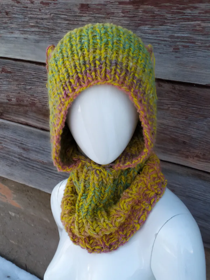 Boho hood with ears