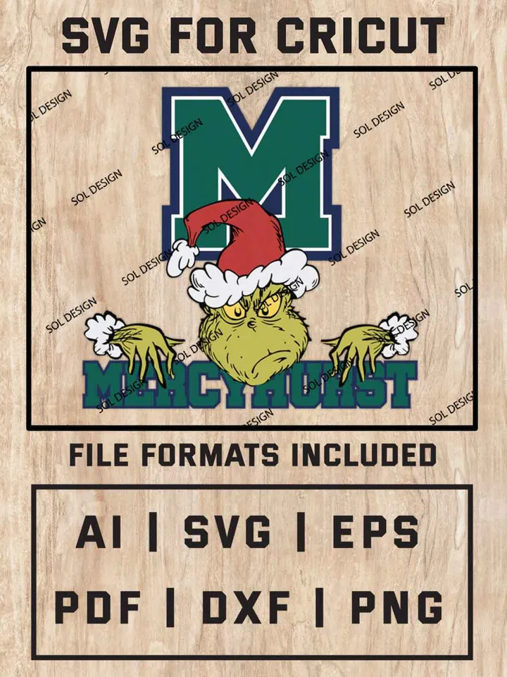 Grinch Mercyhurst Lakers SVG, NCAA SVG Design, NCAA Mercyhurst Lakers SVG, NCAA Lakers Cricut, Christmas Svg, Grinch svg, Digital Download