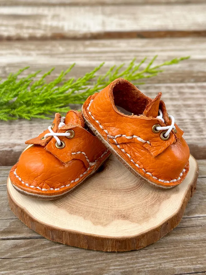 Leather shoes Paola Reina 13 inch doll ooak
