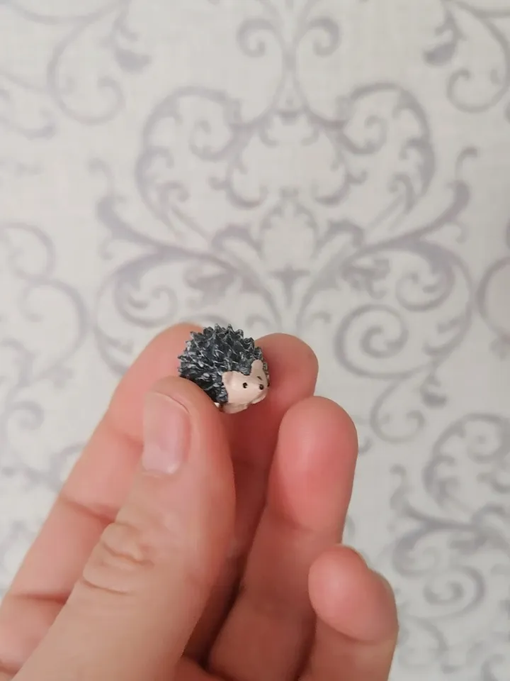 Hedgehogs for the doll house. Dollhouse miniature.1:12 scale.