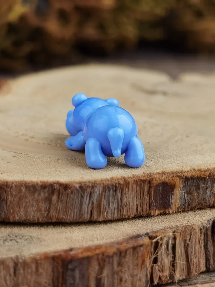 Hippo figurine Hippo art Hippo gifts Hippo ornament Hippo statue Hippopotamus Hippo for Christmas Miniature animals Tiny glass animals