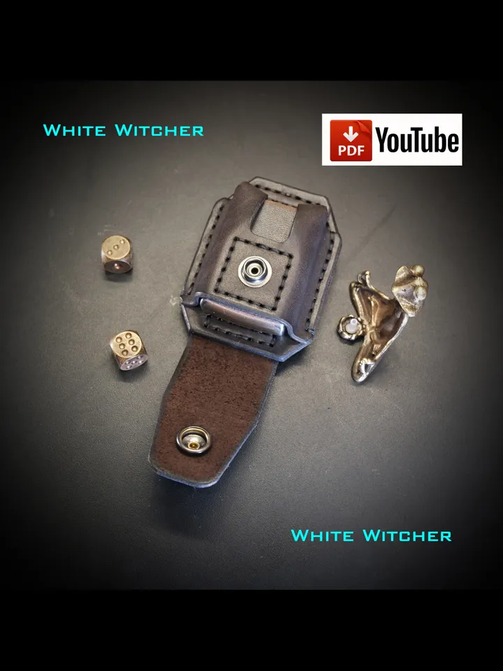 Zippo pouch / сase - leather pattern PDF. EDC57