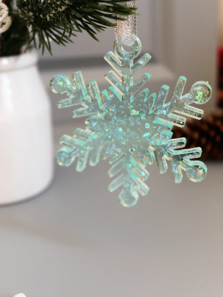 Set of Christmas tree toys, Christmas ornament, resin Christmas tree toys, Christmas gift idea