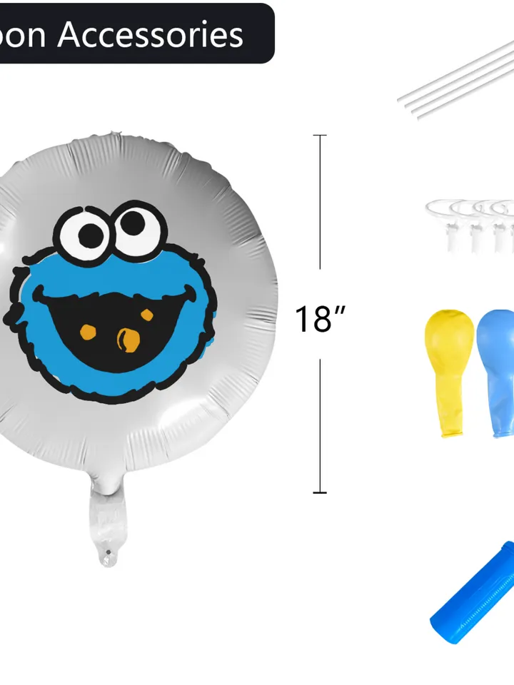 Cookie Monster Foil Balloon