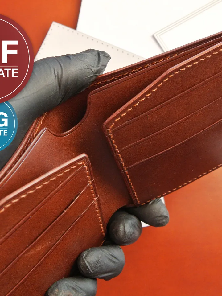 Bifold Wallet Leather Pattern: SVG & PDF Template + Video