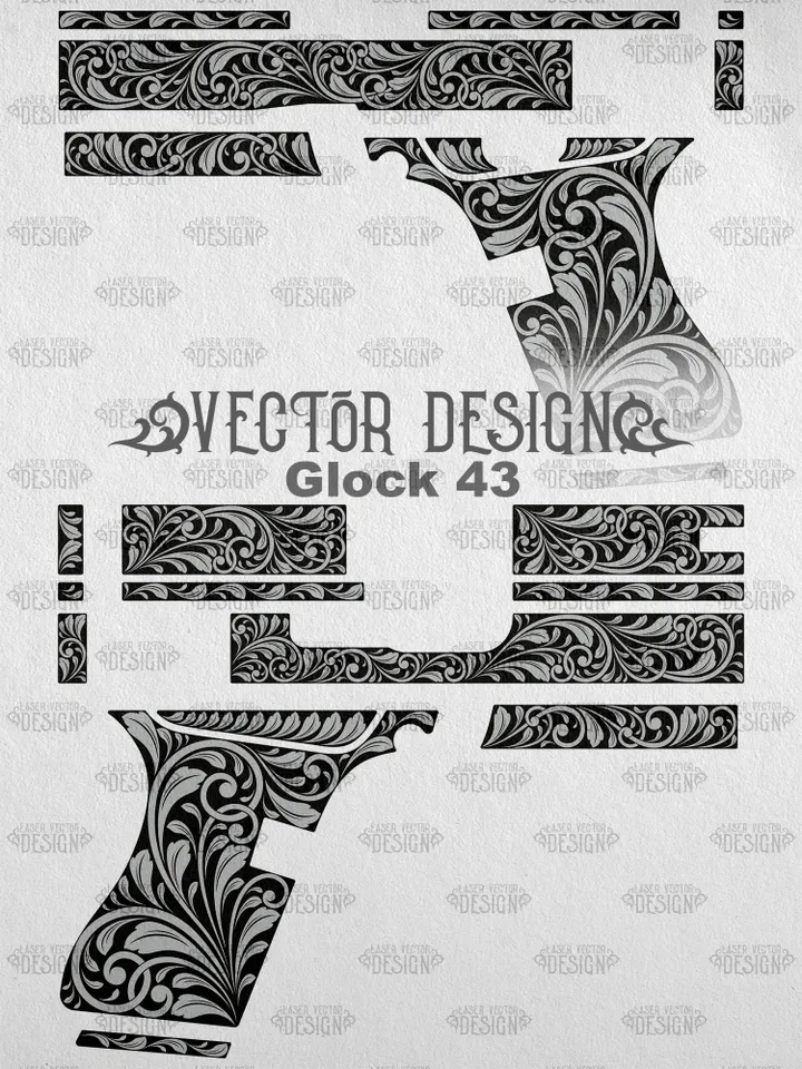 VECTOR DESIGN Glock 43 Scrollwork
