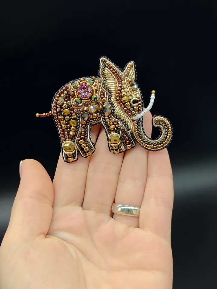 Elephant Brooch