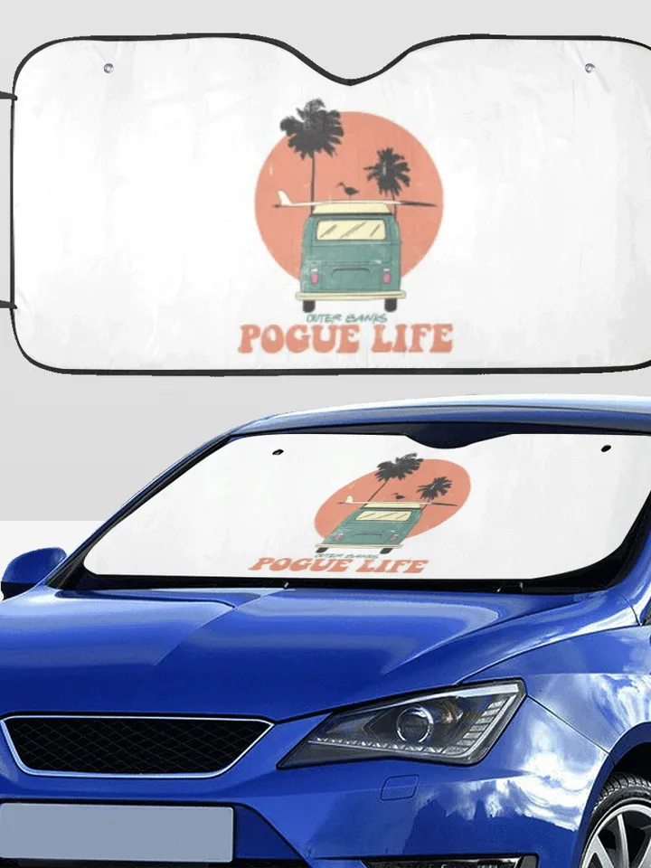 Outer Banks Pogue Life Car SunShade